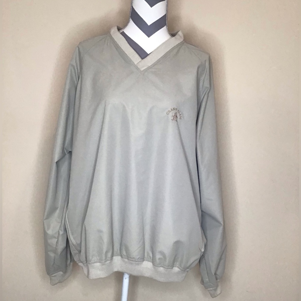 Grand Slam V-neck Windbreaker Pullover Men’s Large